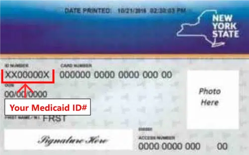 new york state card number