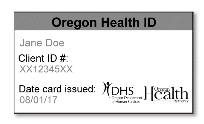 Oregon health ID