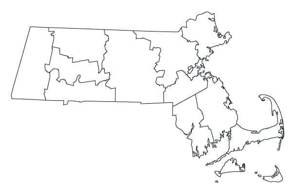 Massachusetts map