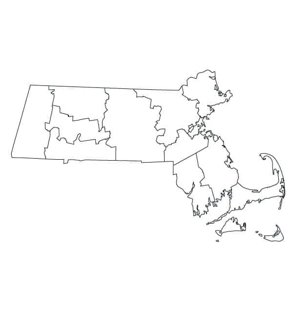 Massachusetts map