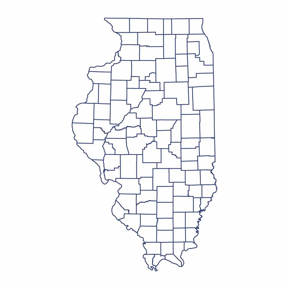 Illinois map