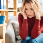 woman caregiver feeling stressed and overwhelmed