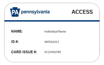 PA Medicaid ID card
