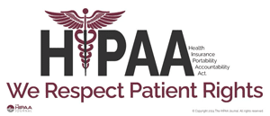 Logo HIPPA we respect patient rights