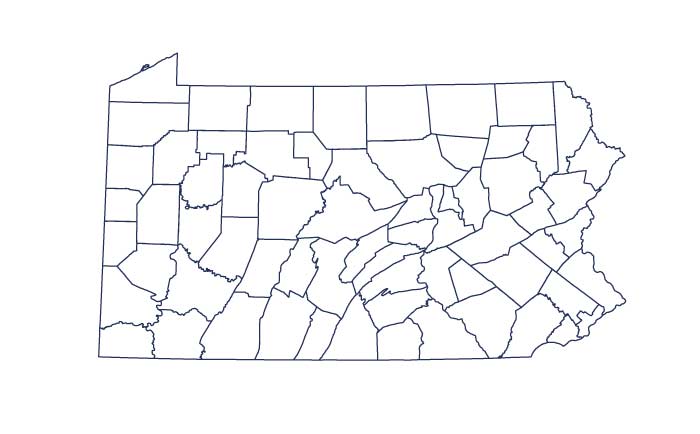 Pennsylvania map