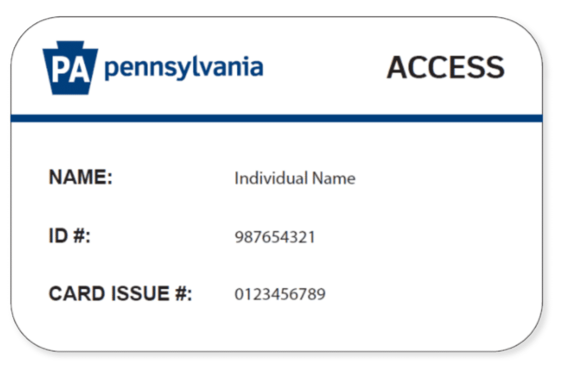 Pennsylvania Medicaid card