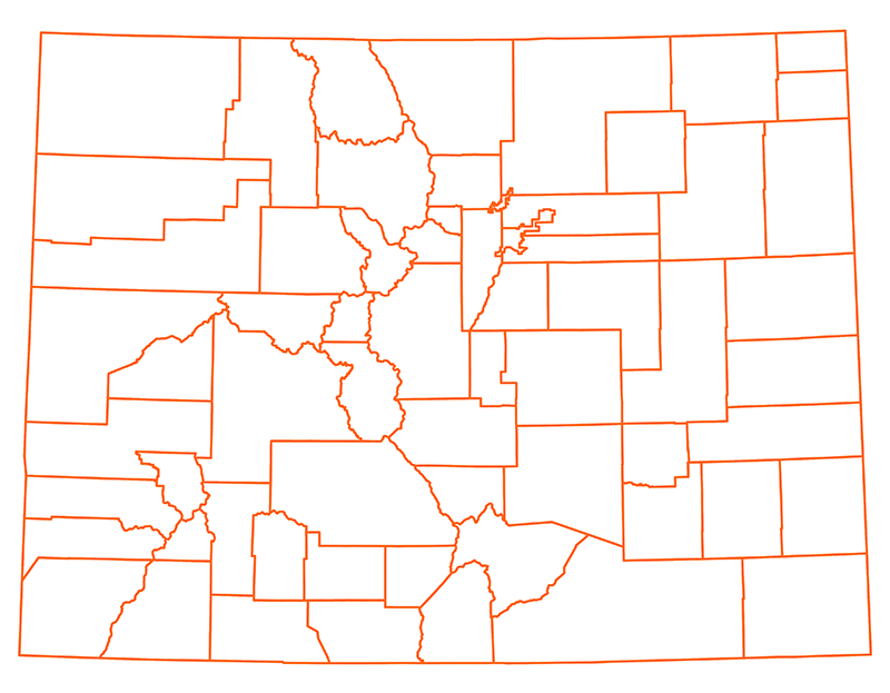 colorado state map