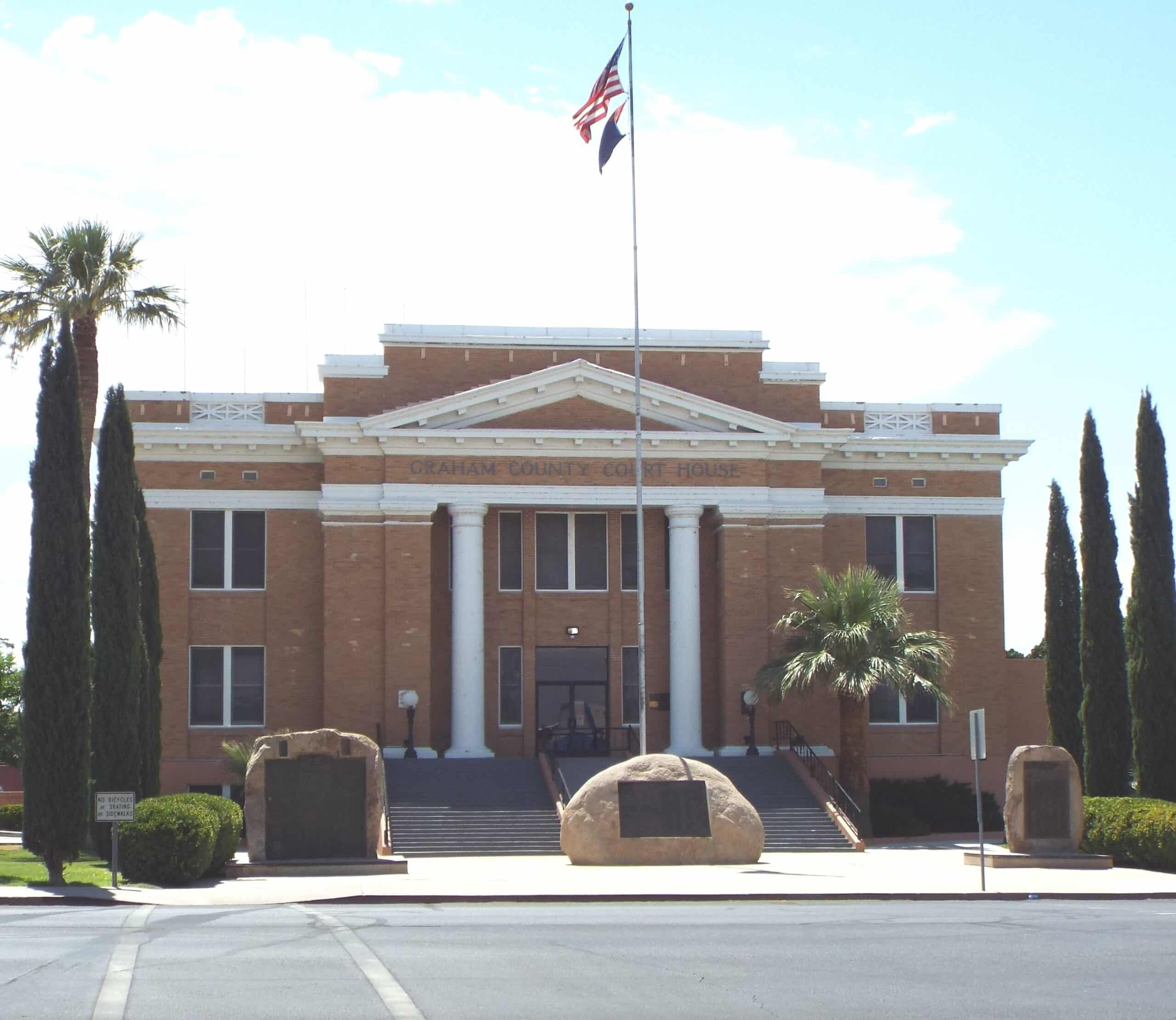 Graham County Courthouse in Safford, Arizona