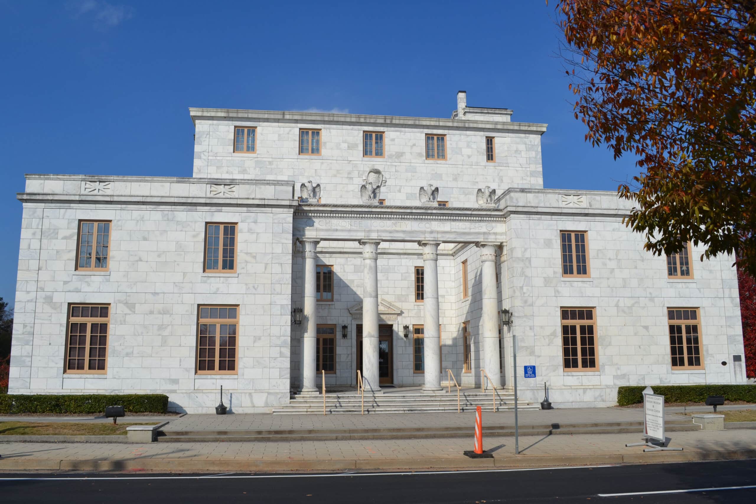 Old Cherokee County Courthouse in Canton, Georgia