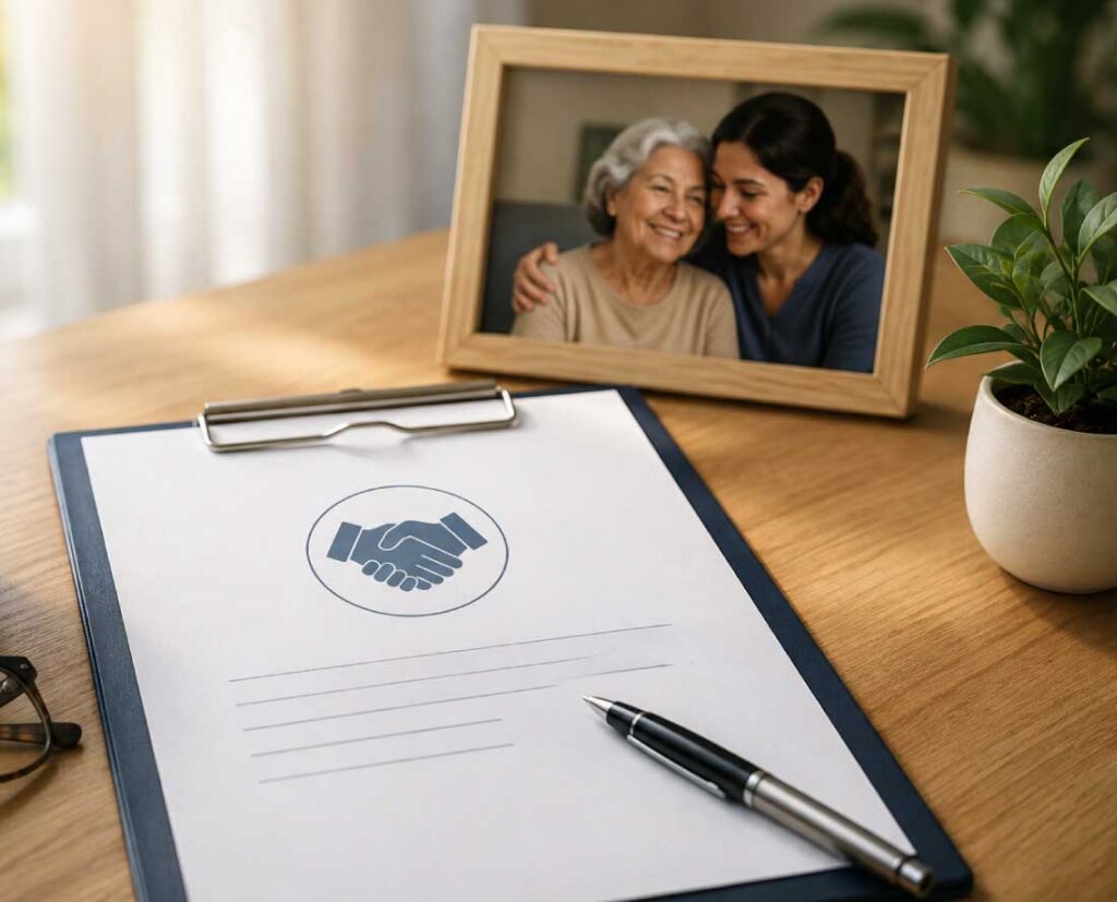 caregiver contract
